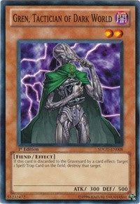 Gren Tactician of Dark World (8) (SDGU) - YuGiOh Single