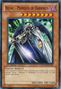 Belial - Marquis of Darkness (15) (SDGU) - YuGiOh Single