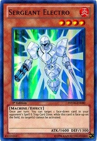 Sergeant Electro (90) (PHSW) - YuGiOh Single