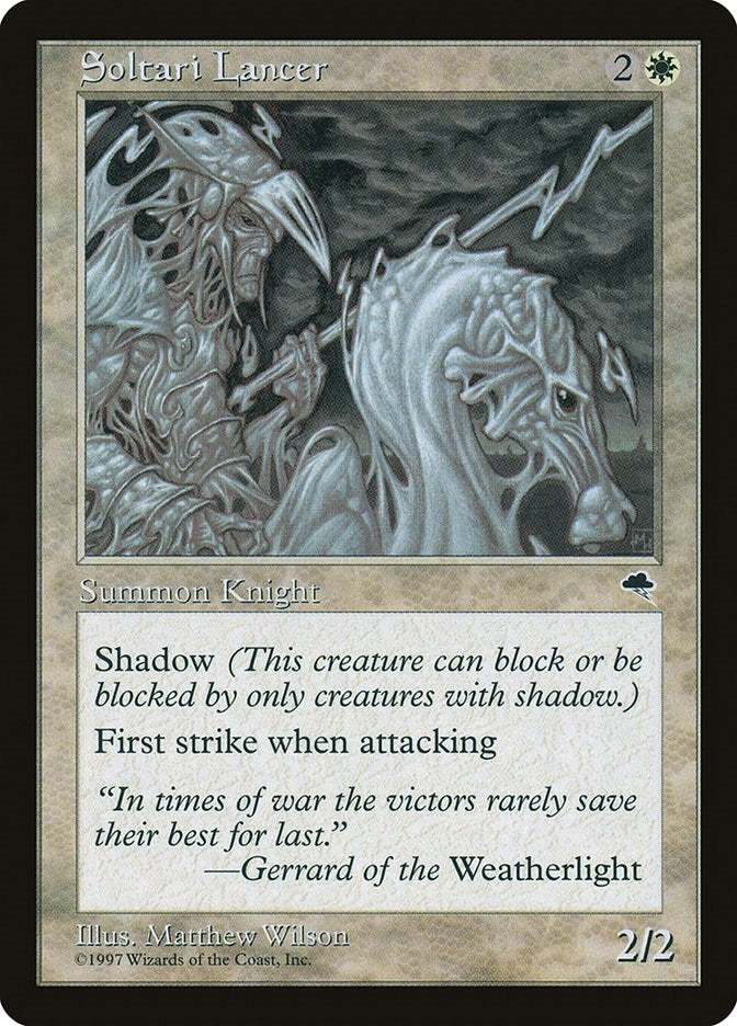 Soltari Lancer (44) [TMP] - MTG Single
