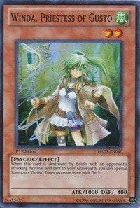Winda Priestess of Gusto (5040) (HA05) - YuGiOh Single