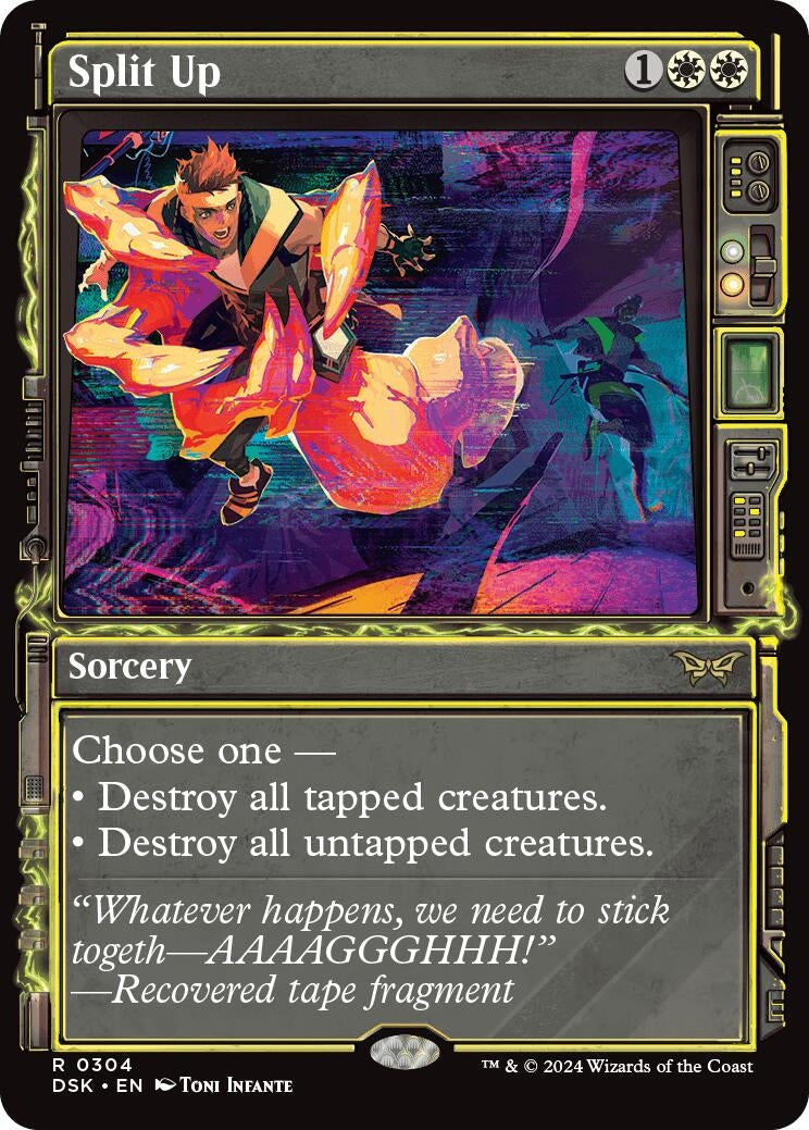 Split Up (Showcase) (304) [DSK] - MTG Single