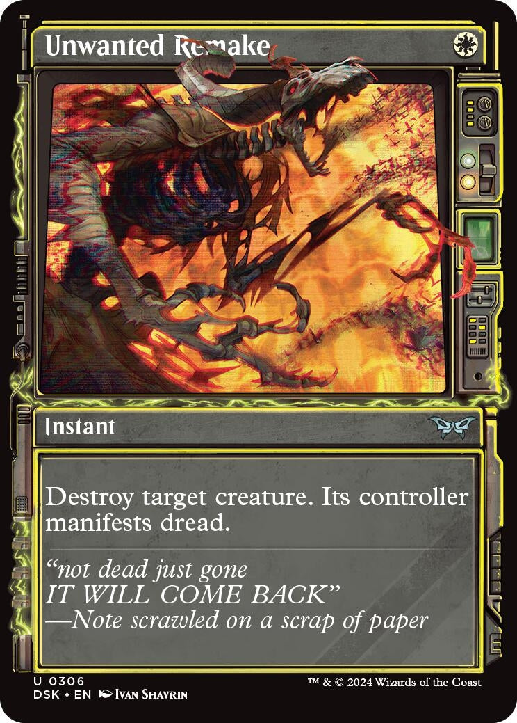 Unwanted Remake (Showcase) (306) [DSK] - MTG Single
