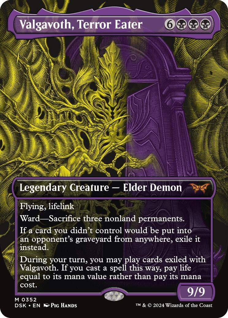 Valgavoth Terror Eater (Showcase) (352) [DSK] - MTG Single