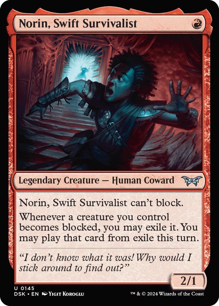 Norin Swift Survivalist (0145) (145) [DSK] - MTG Single