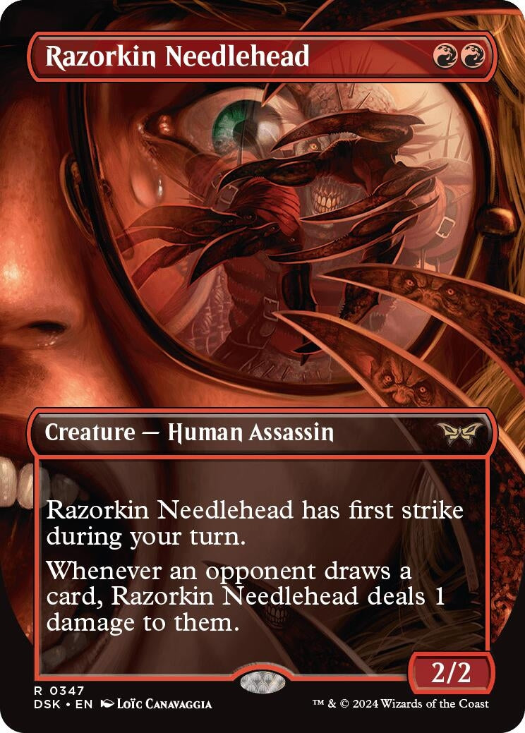 Razorkin Needlehead (Borderless) (347) [DSK] - MTG Single