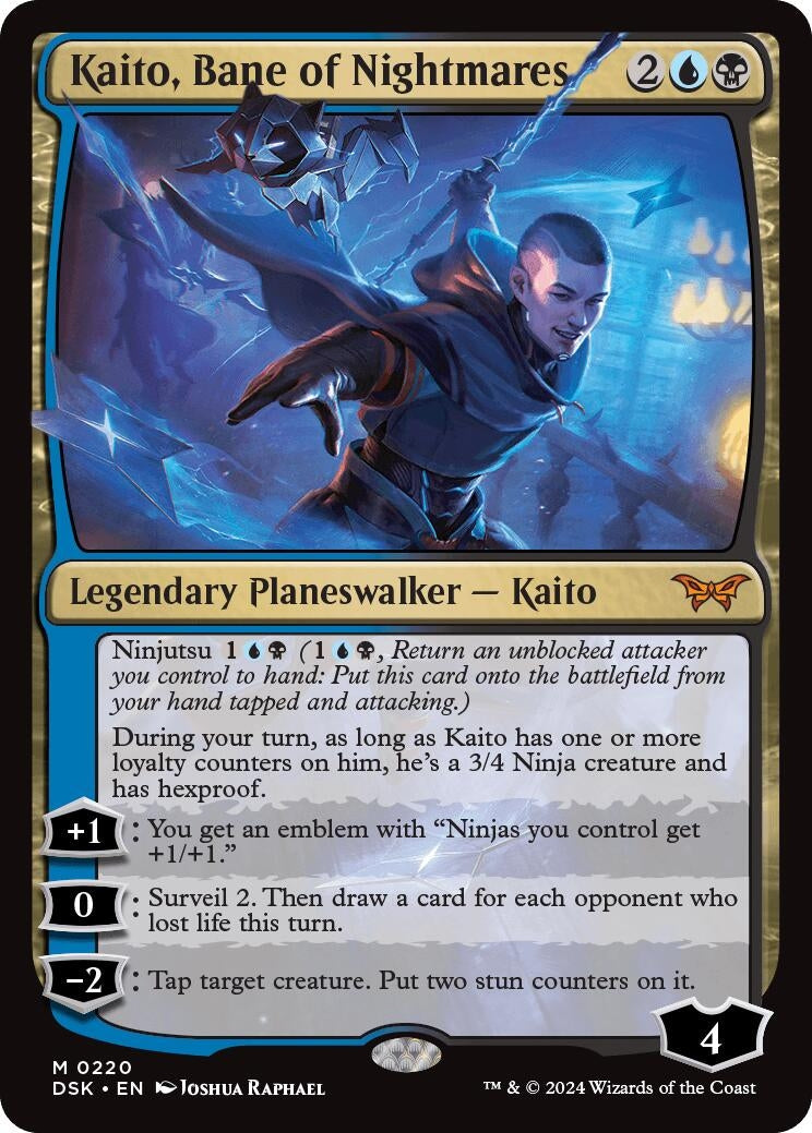 Kaito Bane of Nightmares (220) [DSK] - MTG Single