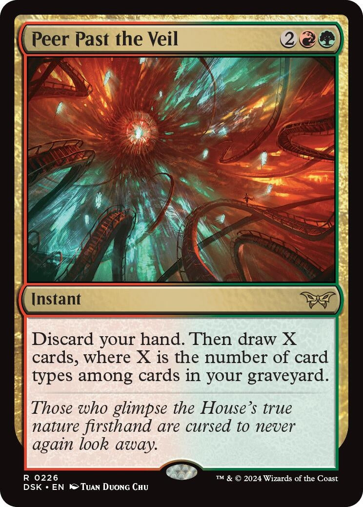 Peer Past the Veil (226) [DSK] - MTG Single