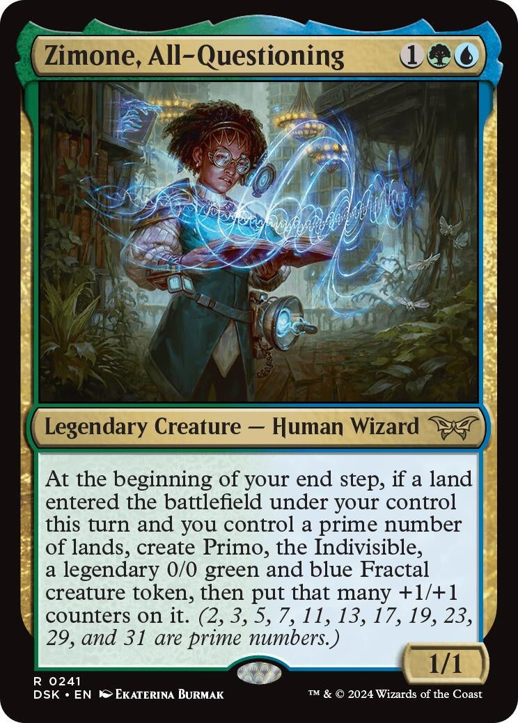 Zimone All-Questioning (241) [DSK] - MTG Single