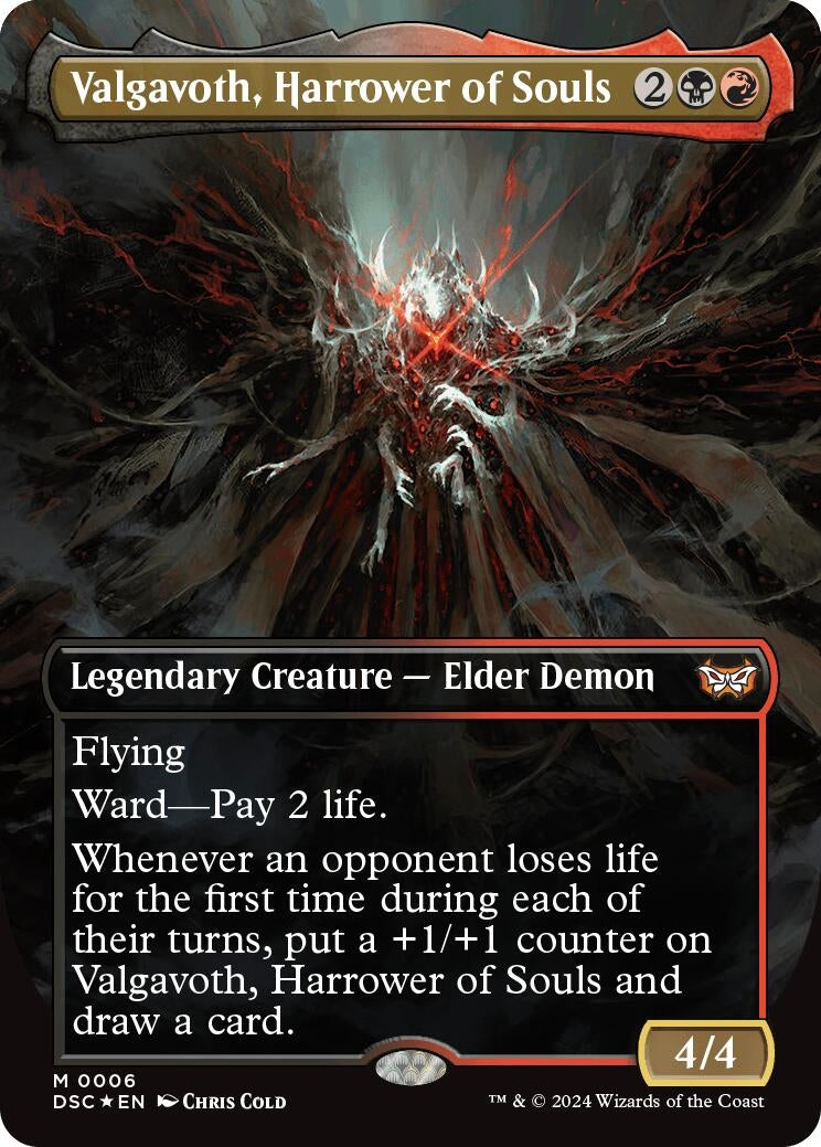Valgavoth Harrower of Souls (Borderless) (6) [CSK] - MTG Single