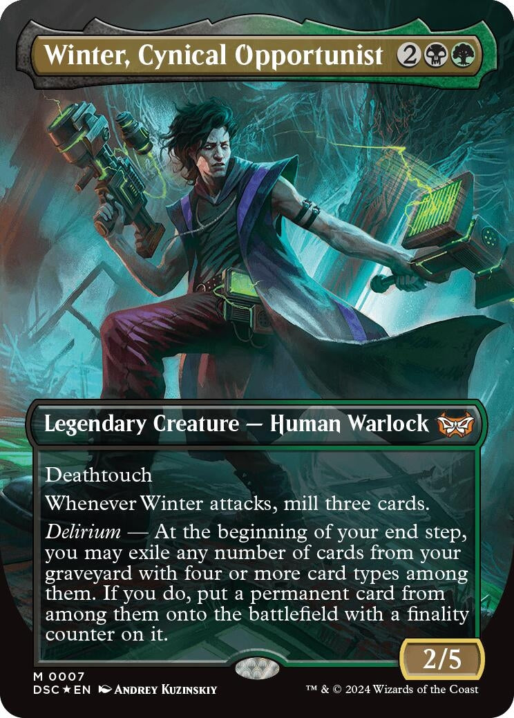 Winter Cynical Opportunist (Borderless) (7) [CSK] - MTG Single