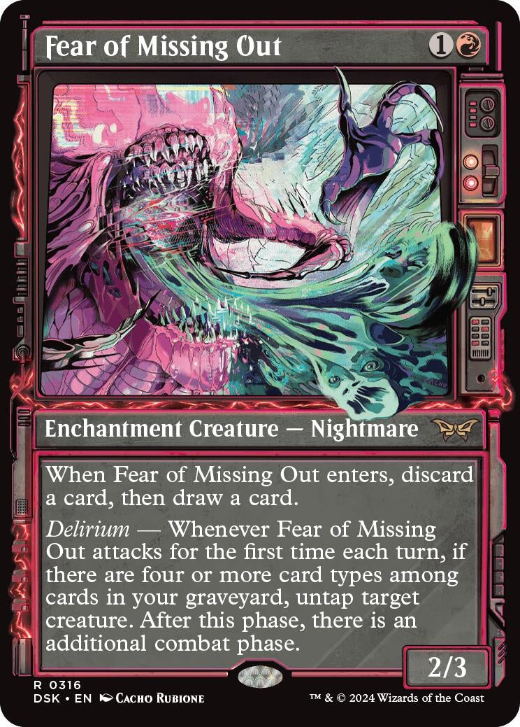 Fear of Missing Out (Showcase) (316) [DSK] - MTG Single
