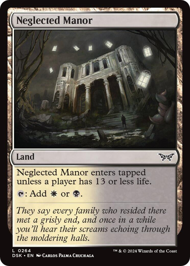 Neglected Manor (264) [DSK] - MTG Single