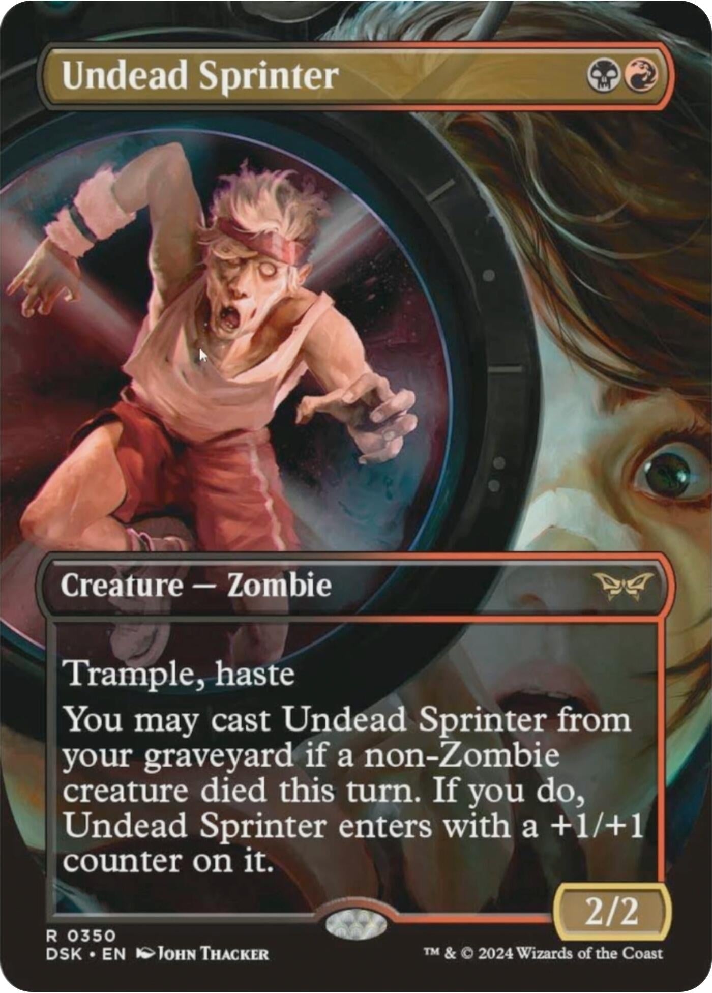Undead Sprinter (Borderless) (350) [DSK] - MTG Single