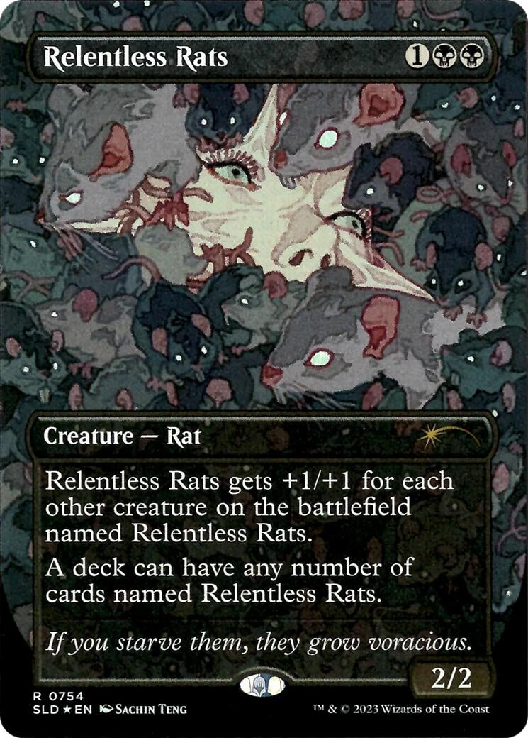 Relentless Rats (754) (754) [SLD] - MTG Single