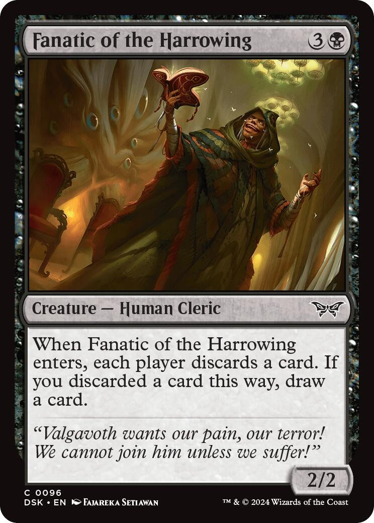Fanatic of the Harrowing (96) [DSK] - MTG Single