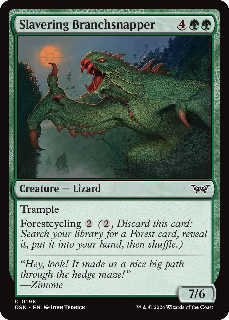 Slavering Branchsnapper (198) [DSK] - MTG Single