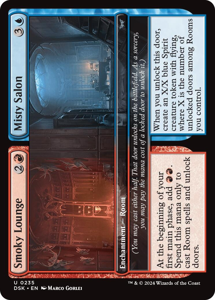 Smoky Lounge // Misty Salon (235) [DSK] - MTG Single