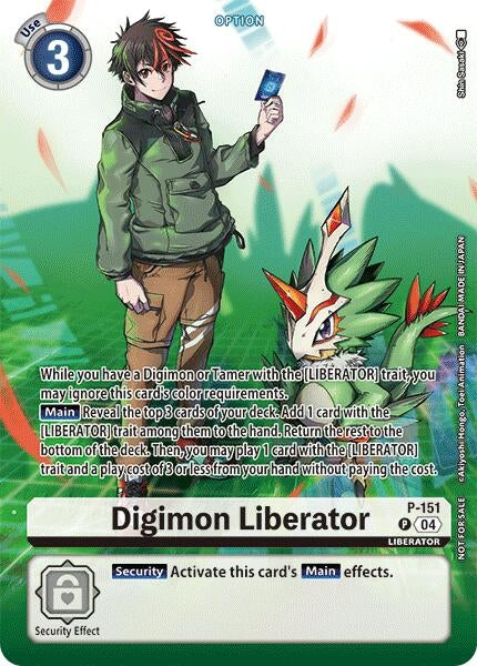 Digimon Liberator - P-151 (Legend Pack 2024) (151) [D-PR] - Digimon Card Game Single