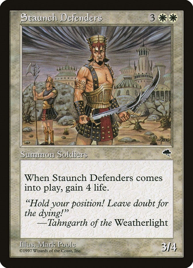 Staunch Defenders (49) [TMP] - MTG Single