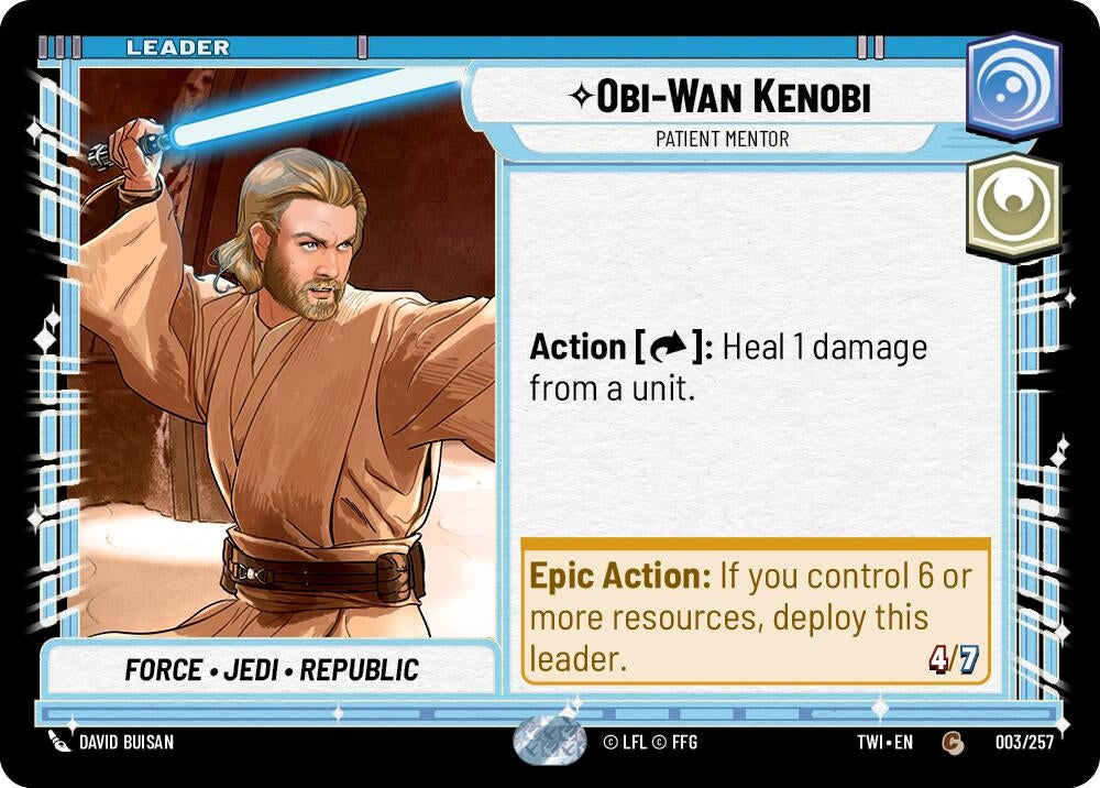 Obi-Wan Kenobi - Patient Mentor (003/257) [Twilight of the Republic] - Star Wars: Unlimited Single