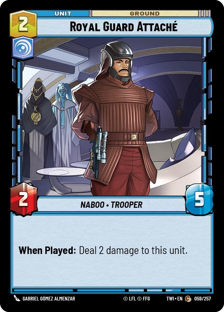 Royal Guard Attaché (059/257) [Twilight of the Republic] - Star Wars: Unlimited Single