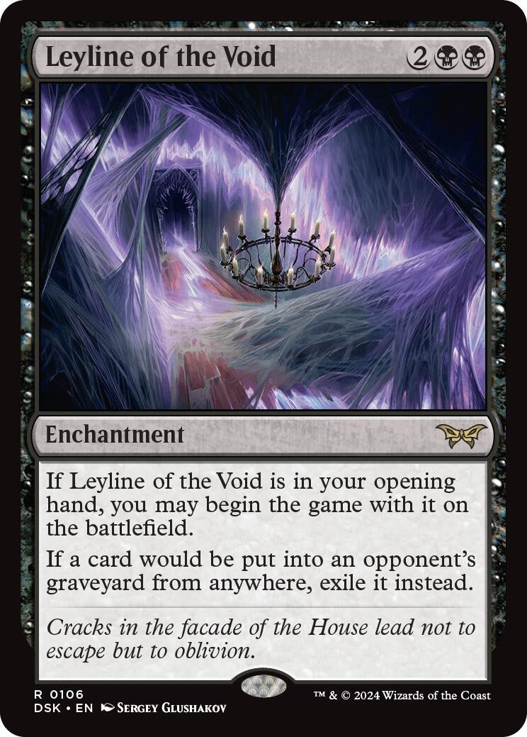 Leyline of the Void (106) [DSK] - MTG Single