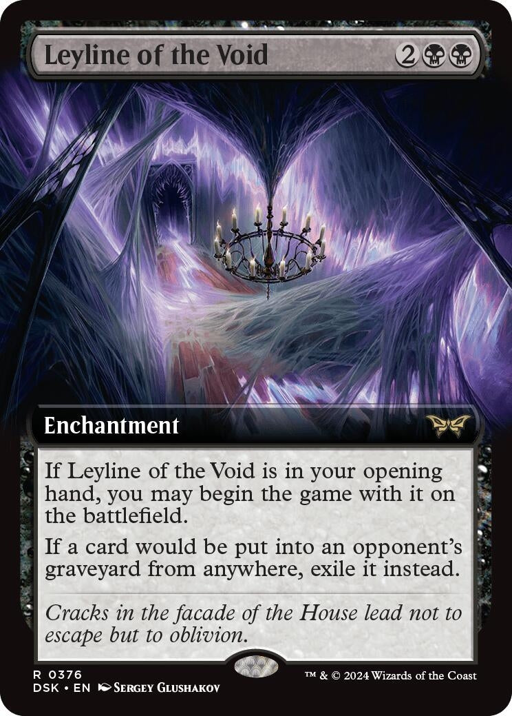 Leyline of the Void (Extended Art) (376) [DSK] - MTG Single