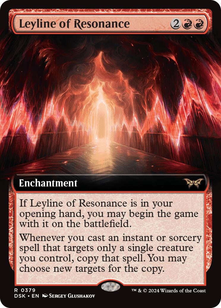 Leyline of Resonance (Extended Art) (379) [DSK] - MTG Single