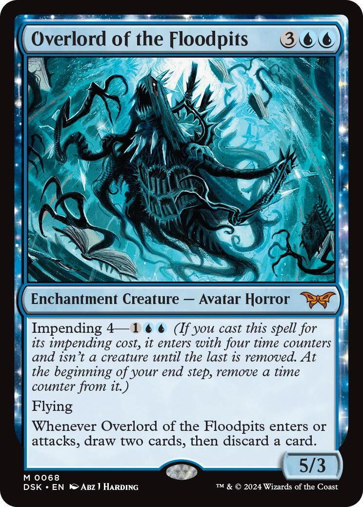 Overlord of the Floodpits (68) [DSK] - MTG Single