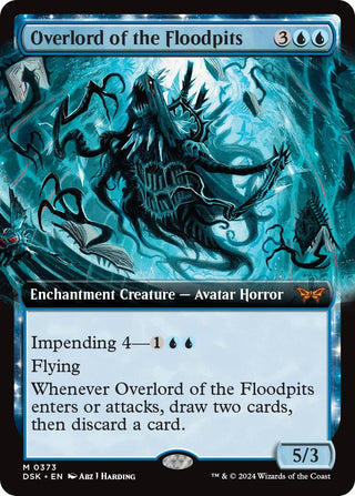 Overlord of the Floodpits (Extended Art) (373) [DSK] - MTG Single