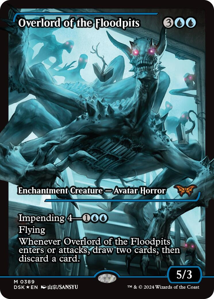 Overlord of the Floodpits (Japan Showcase) (389) [DSK] - MTG Single