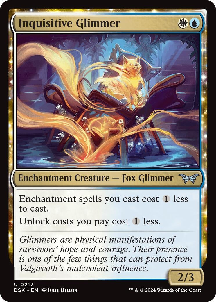 Inquisitive Glimmer (217) [DSK] - MTG Single