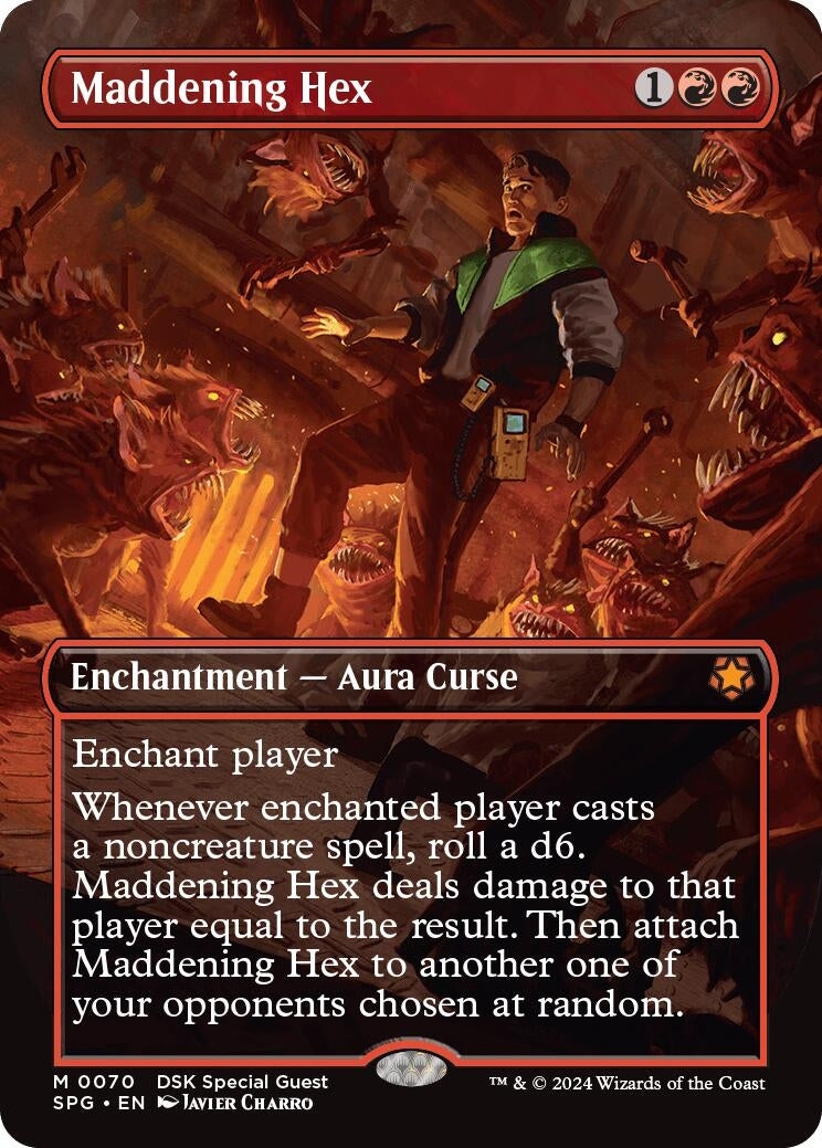 Maddening Hex (Borderless) (70) [SPG] - MTG Single