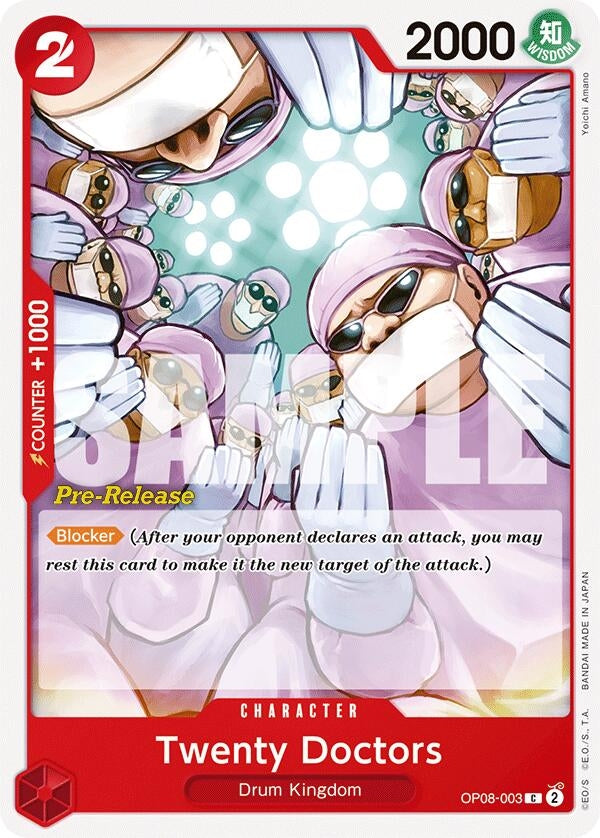 Twenty Doctors (8003) (OP08 PRE) - One Piece Card Game Single