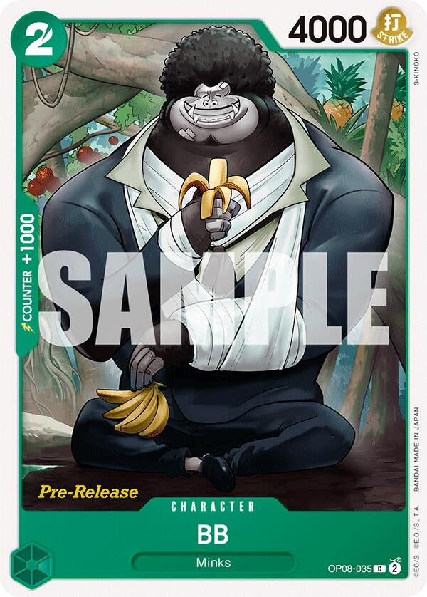BB (8035) (OP08 PRE) - One Piece Card Game Single