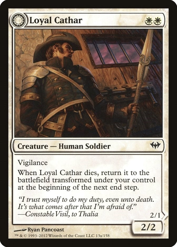 Loyal Cathar (13) [DKA] - MTG Single