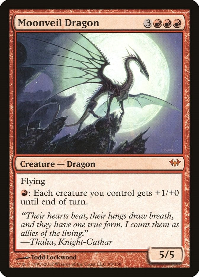 Moonveil Dragon (99) [DKA] - MTG Single
