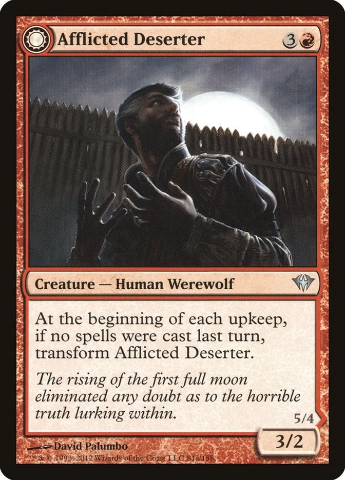 Afflicted Deserter (81) [DKA] - MTG Single