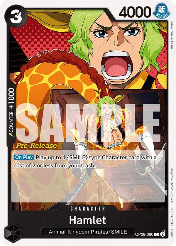 Hamlet (8090) (OP08 PRE) - One Piece Card Game Single