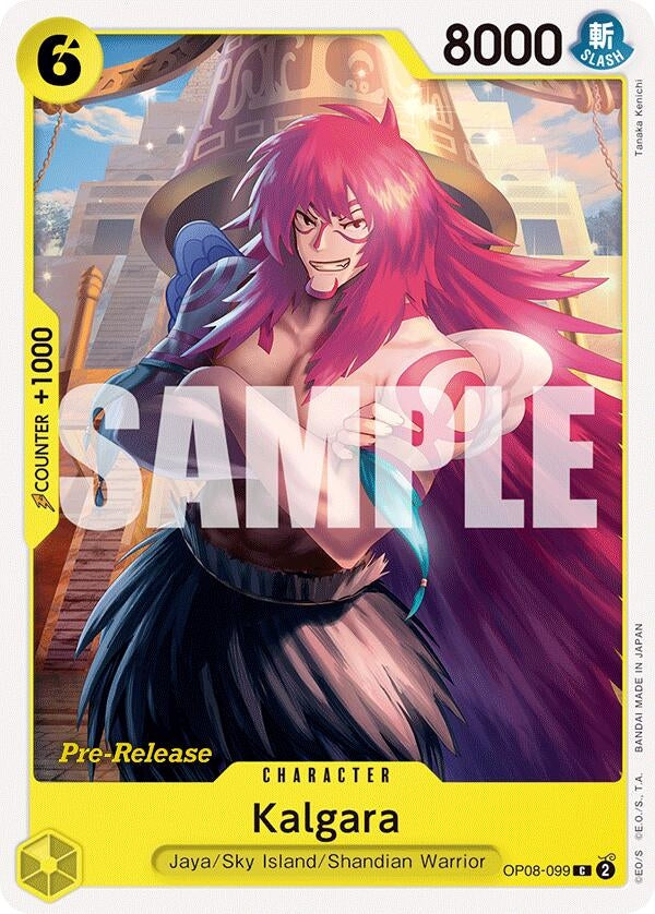Kalgara (099) (8099) (OP08 PRE) - One Piece Card Game Single
