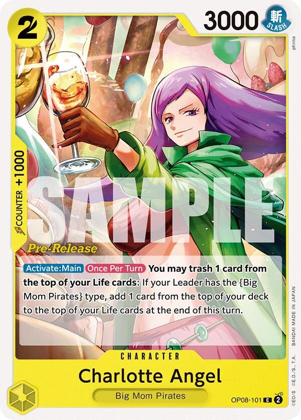 Charlotte Angel (8101) (OP08 PRE) - One Piece Card Game Single