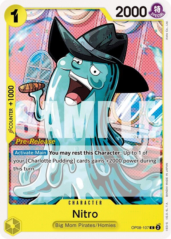 Nitro (8107) (OP08 PRE) - One Piece Card Game Single