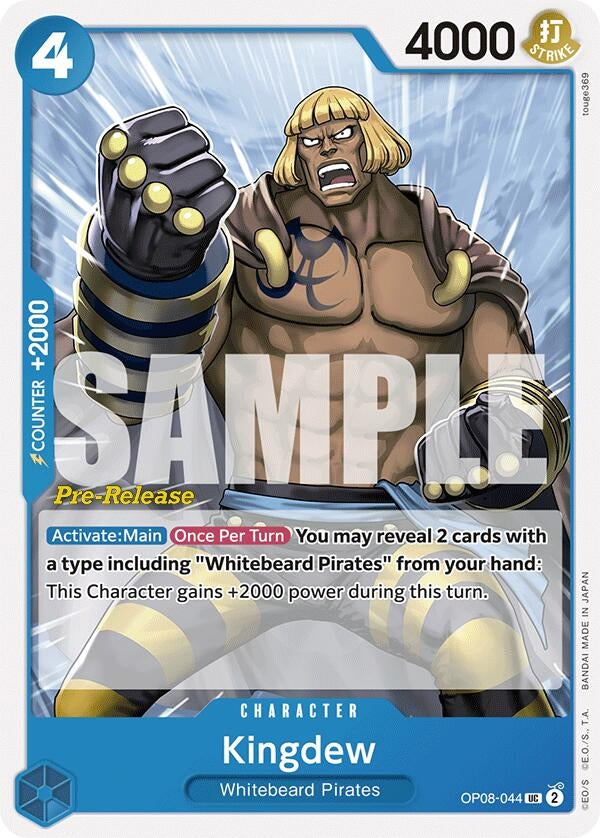 Kingdew (8044) (OP08 PRE) - One Piece Card Game Single