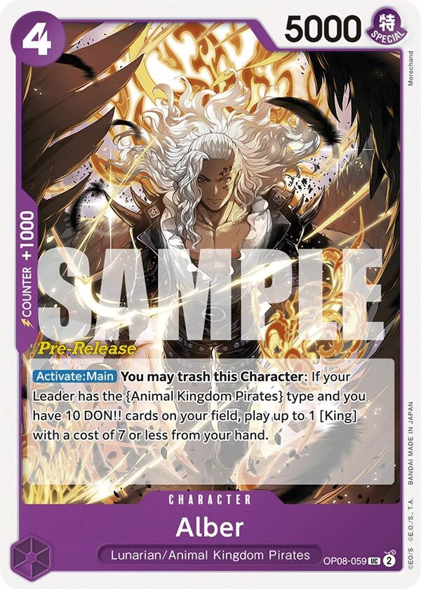 Alber (8059) (OP08 PRE) - One Piece Card Game Single