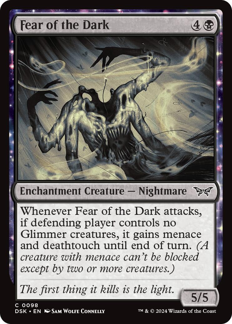 Fear of the Dark (98) [DSK] - MTG Single