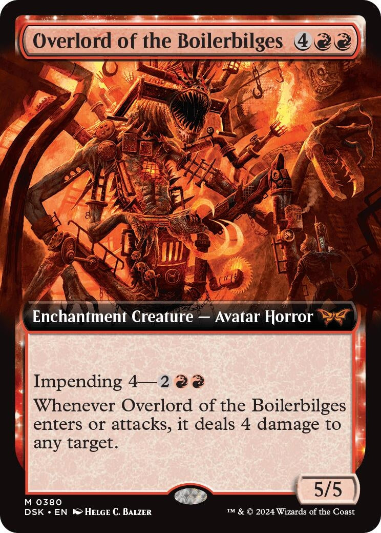 Overlord of the Boilerbilges (Extended Art) (380) [DSK] - MTG Single