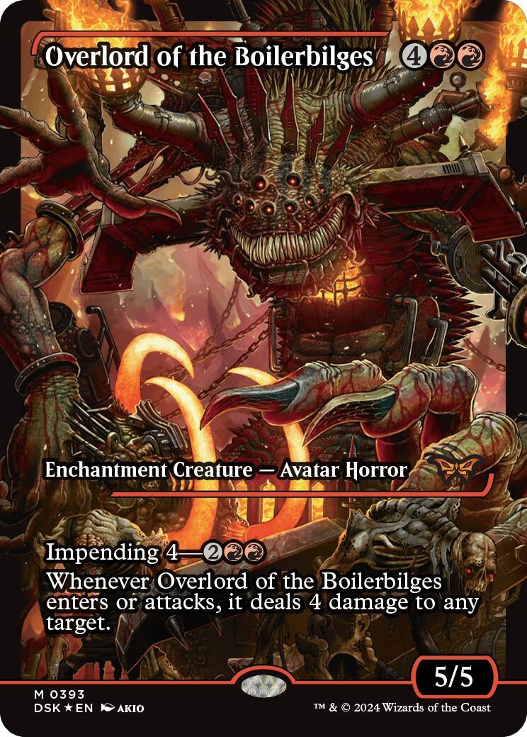 Overlord of the Boilerbilges (Japan Showcase) (393) [DSK] - MTG Single