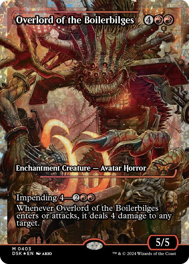 Overlord of the Boilerbilges (Japan Showcase) (Fracture Foil) (403) [DSK] - MTG Single