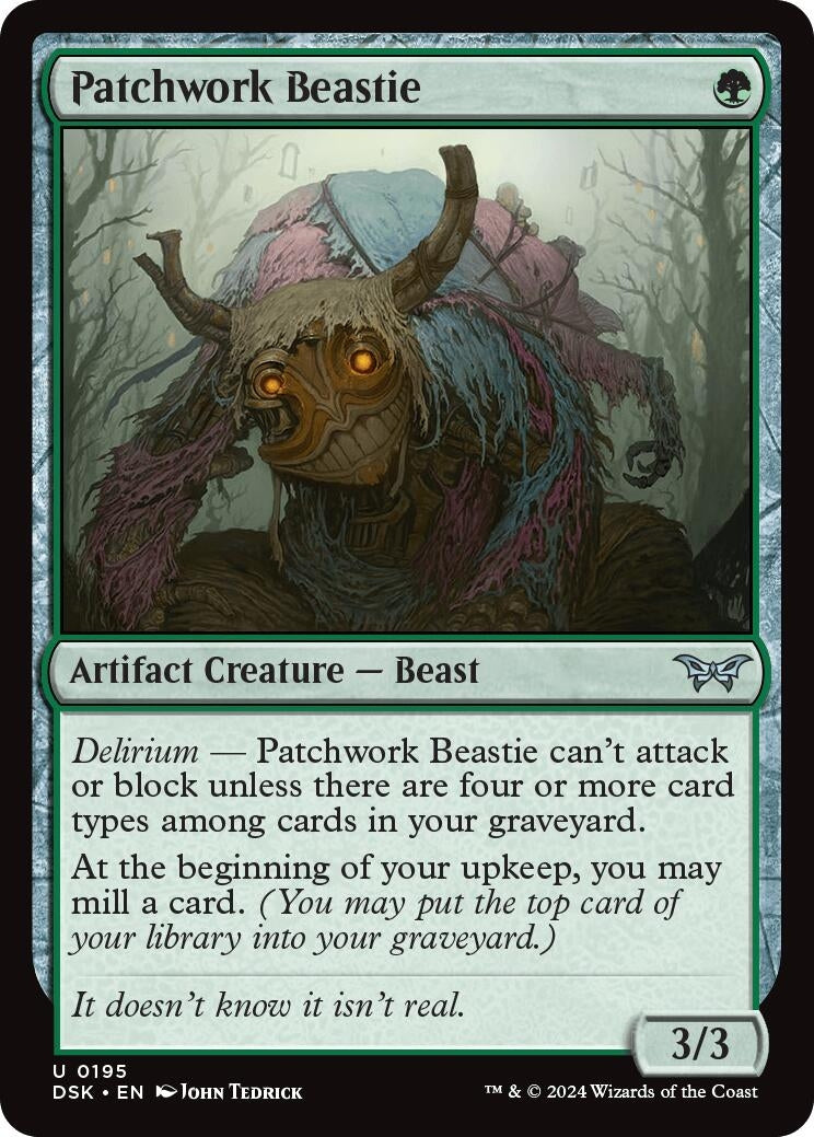 Patchwork Beastie (195) [DSK] - MTG Single